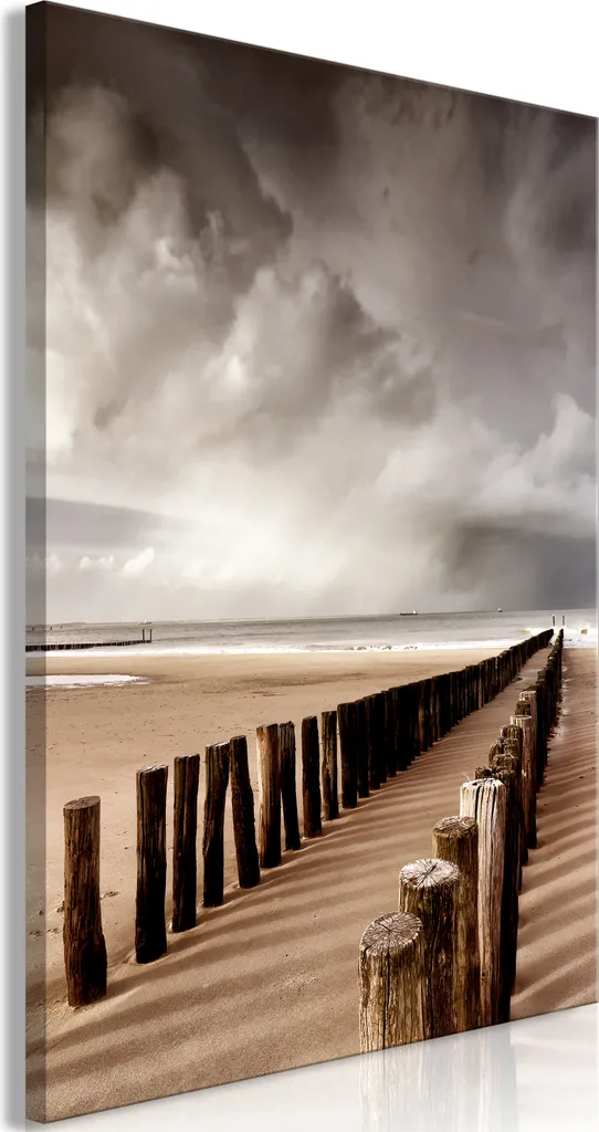 Quadro su tela italiano - Prospettiva di speranza (1 parte) verticale 40x60 cm Paesaggi c-B-0654-b-a