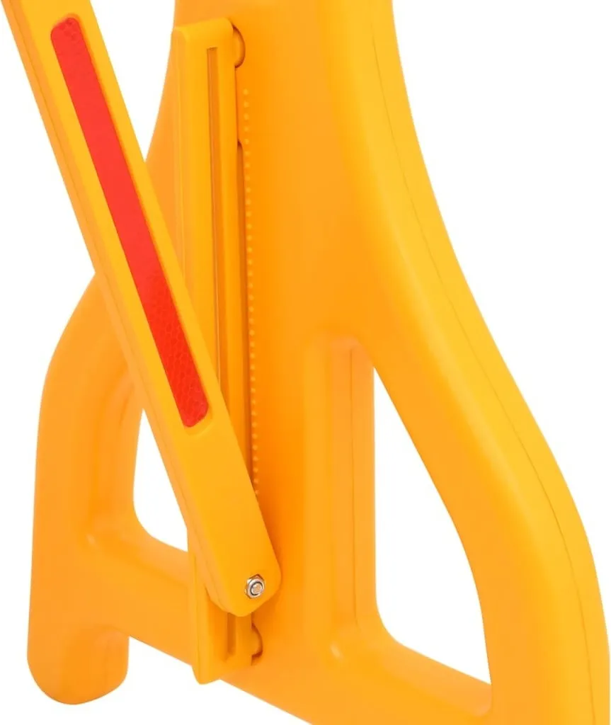 Barrière de circulation extensible 2,5m pour délimiter les travaux