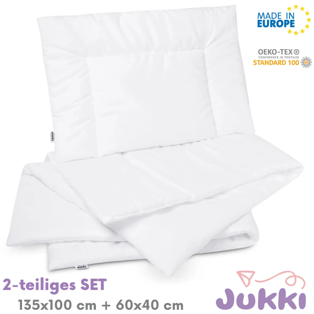 JUKKI® Kinderbettdecke SET Bettdecke 100x135