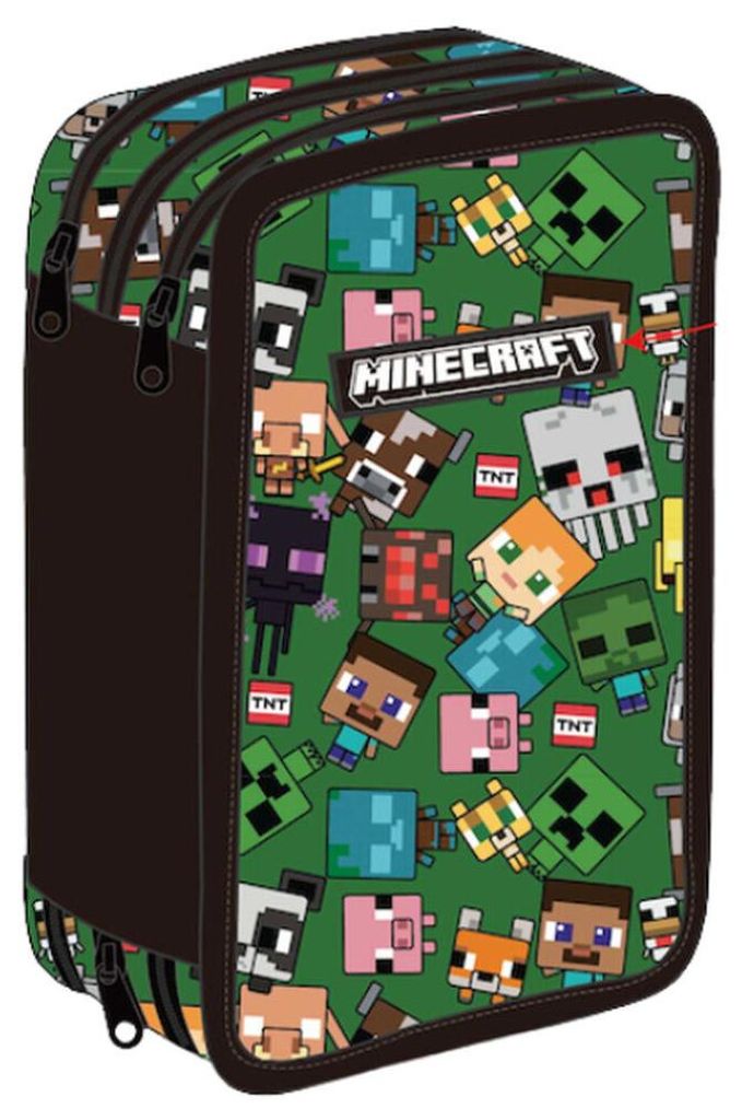 Piumini per il viso Minecraft, tripli Immagine del prodotto 