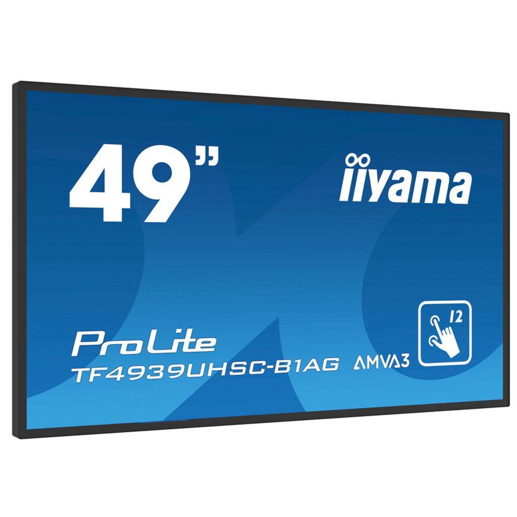 iiyama ProLite TF4939UHSC-B1AG - 123 cm (49") Diagonalklasse LCD-Display mit LED-Hintergrundbeleuchtung - interaktive Digital Signage - mit Touchsc...