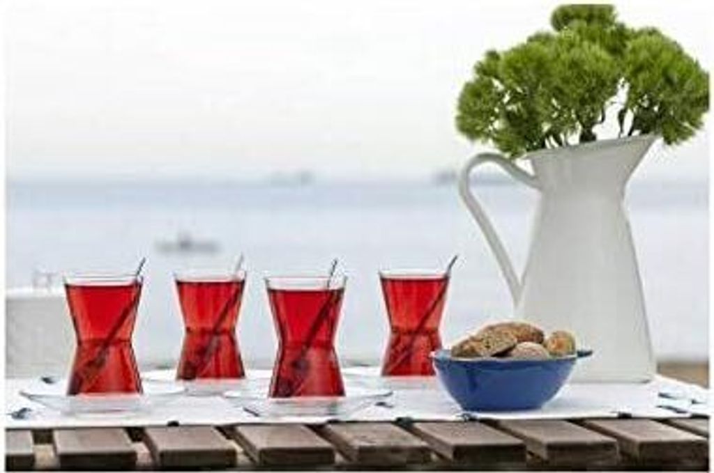 Lav Derin 12er Set, türkische Teegläser mit Untertassen Produktbild 10
