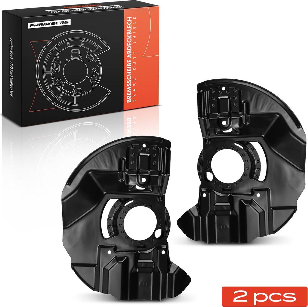 Frankberg 2x Ankerblech Bremsscheibe Vorderachse Beidseitig für BMW 3er Cabriolet Coupe Touring E46 Z4 Roadster E85