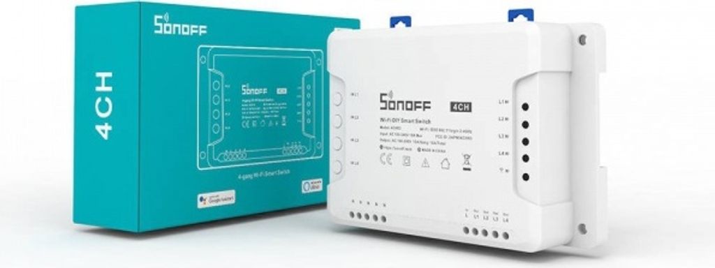 Sonoff 4CHPROR3 4 Channel Smart Switch, 4-Kanal Produktbild 