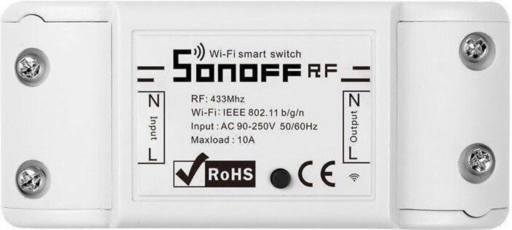 Smart switch WiFi + RF 433 Sonoff RF R2 (NEW) Image du produit 