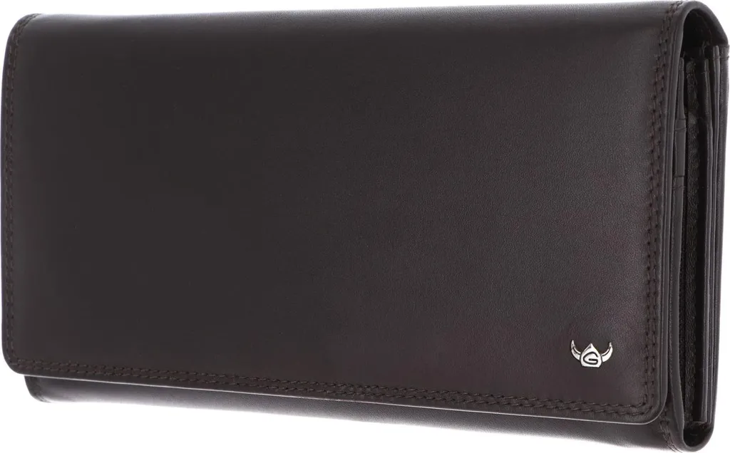 Portafoglio RFID Golden Head Polo 2802 Donna in Pelle Nappa Marrone