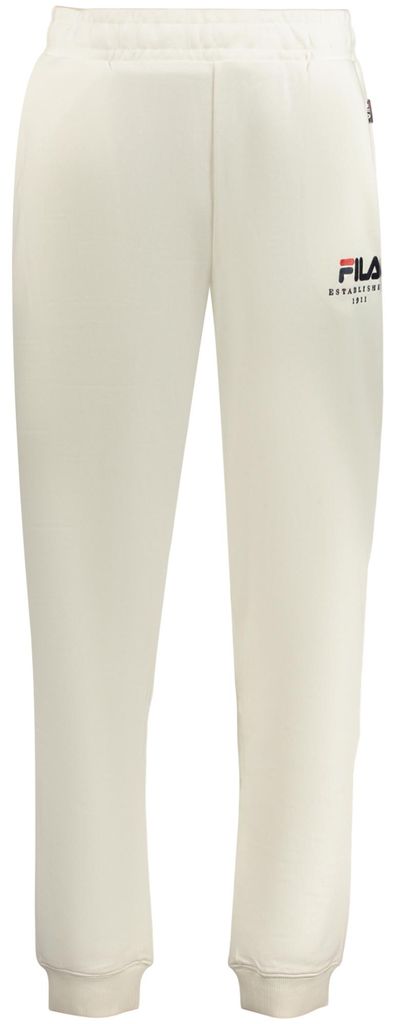 Herren Jogginghose aus Baumwolle – Regular Fit, elastisch, weiß