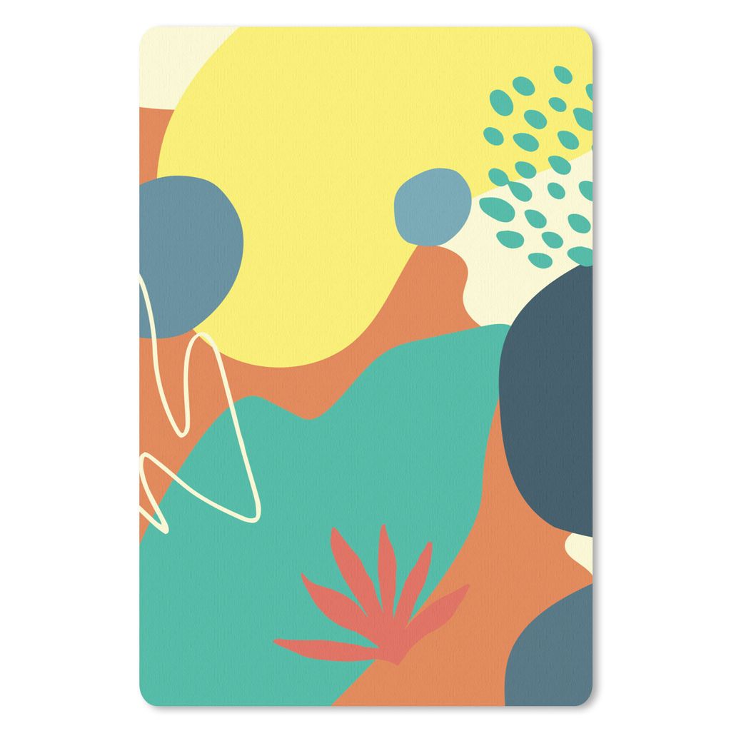 MuchoWow Mauspad Mousepad Formulare - Zusammenfassung - Sommer 18x27 cm - Mousepads - Maus Mat - Pad - Mausunterlage