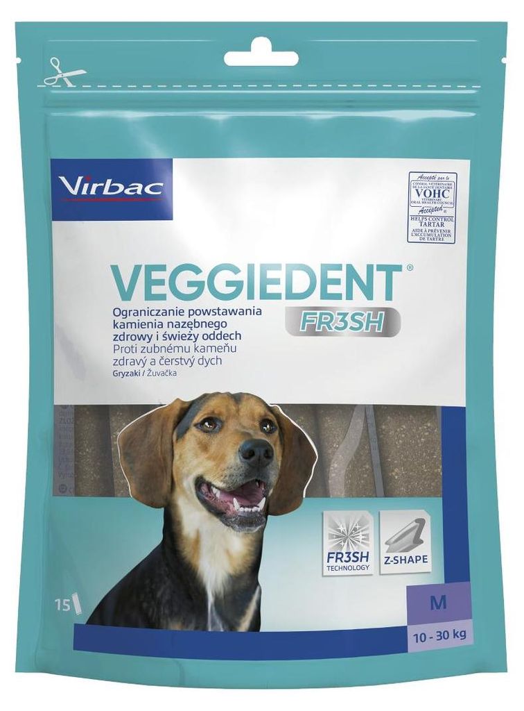 VIBRAC Veggiedent Fresh M - friandise pour chiens - 352,5 g Image du produit 