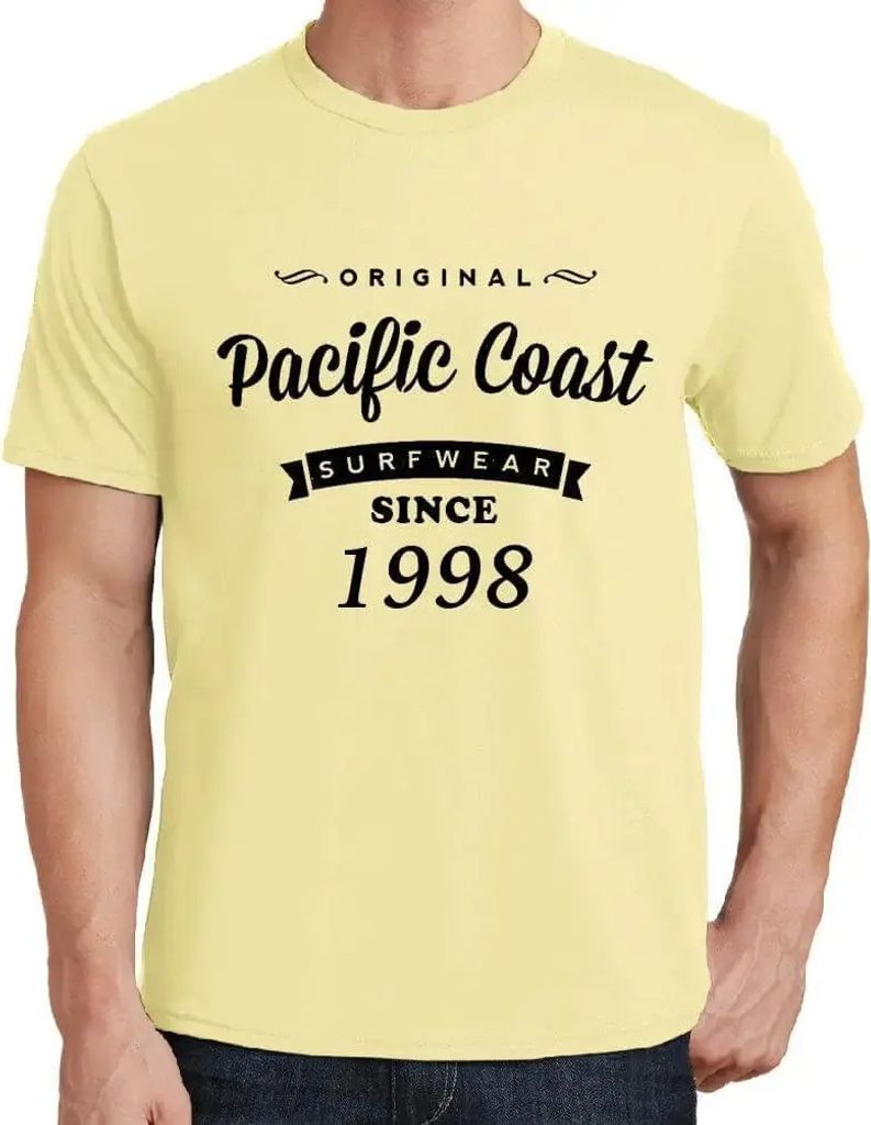 Herren Grafik T-Shirt Original Pazifikküsten-Surfware seit 1998 – Original Pacific Coast Surfware Since 1998 – Geschenk 26. Geburtstag Jahrest...