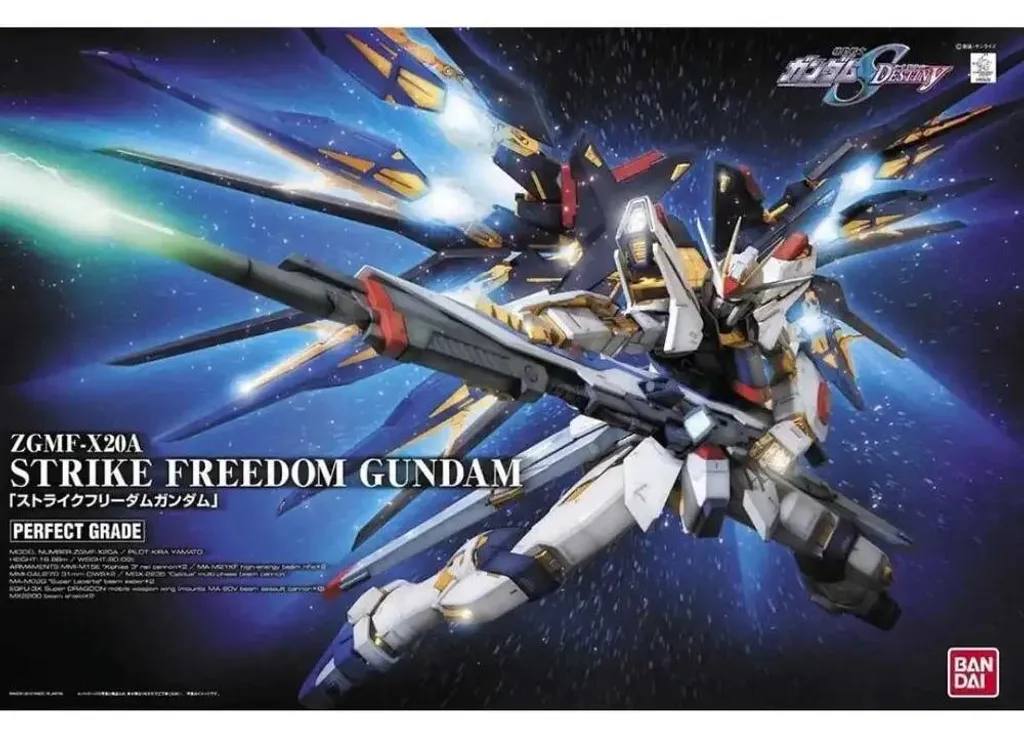 Bandai PG 1/60 Strike Freedom Gundam - Maquette Perfect Grade Originale