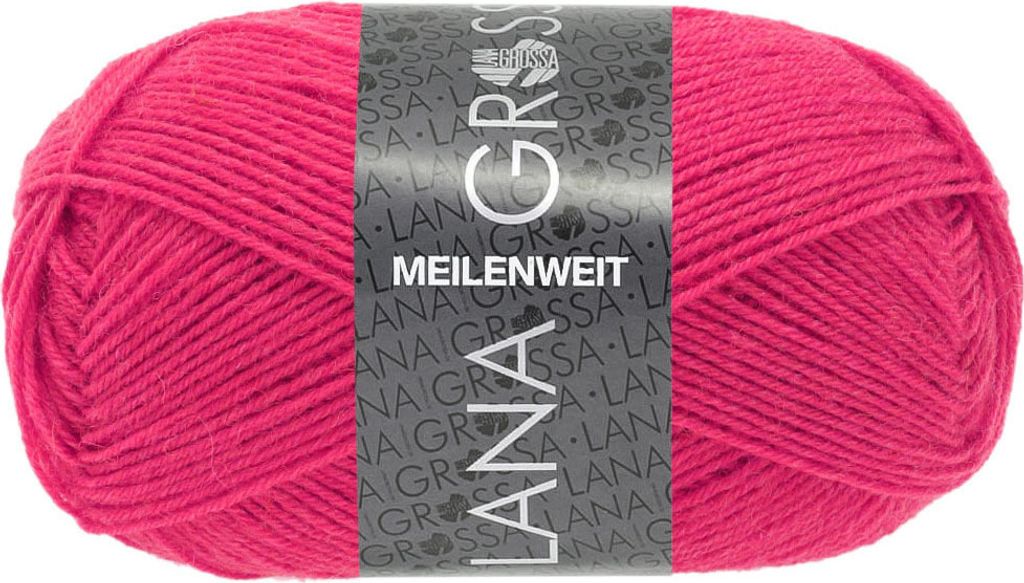 Lana Grossa MEILENWEIT 50 g UNI 4-fach Sockenwolle mit 80 % Produktbild 