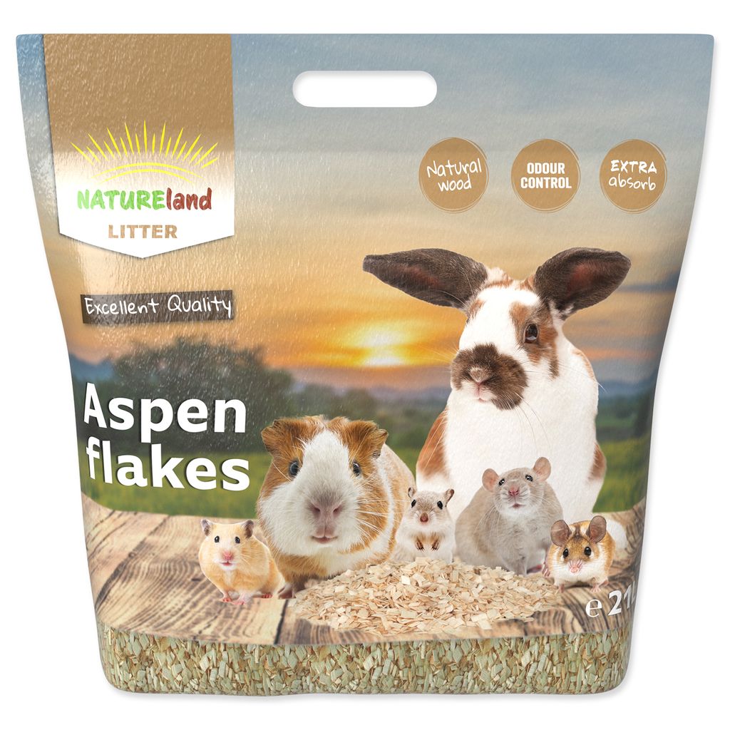Podstielka Aspen vločky 21 l Obrázok produktu 