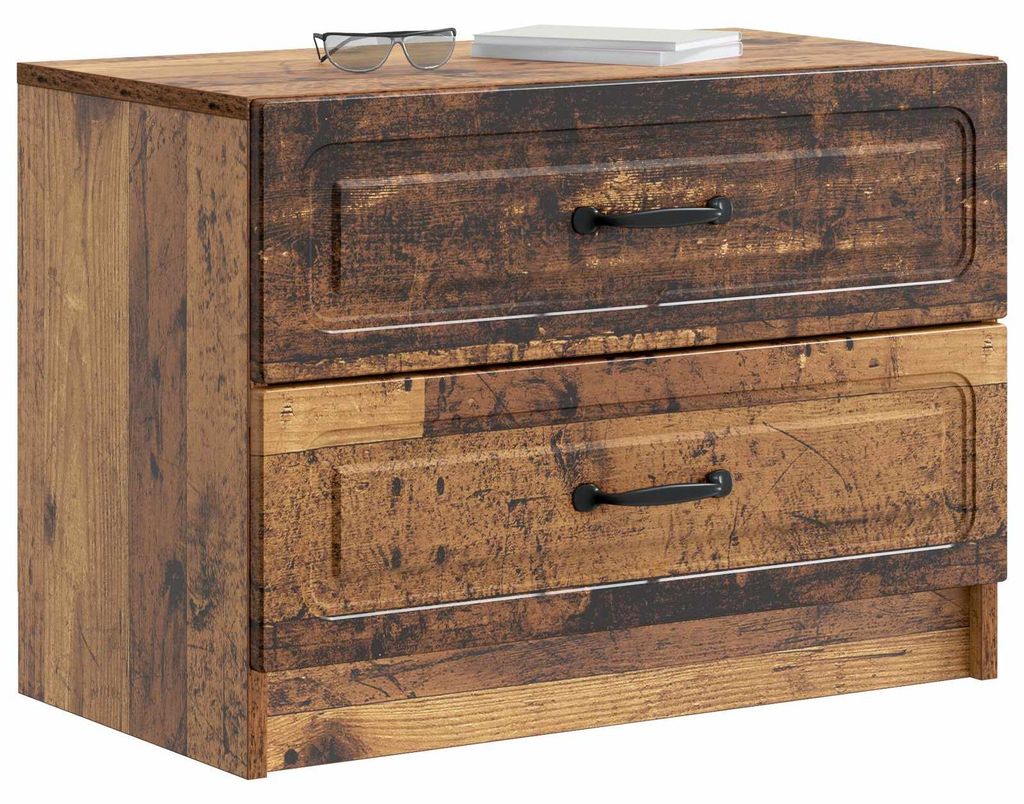 Maison Exclusive - Nachttisch Altholz 62 x 34,5 x 44,5 cm Holzwerkstoff