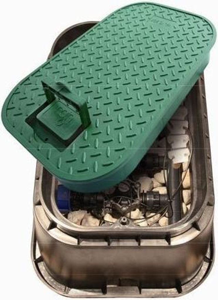 Visitenkarten-Box rechteckig, PVC L41xB28xH33 cm und Vorhängeschlossgriff