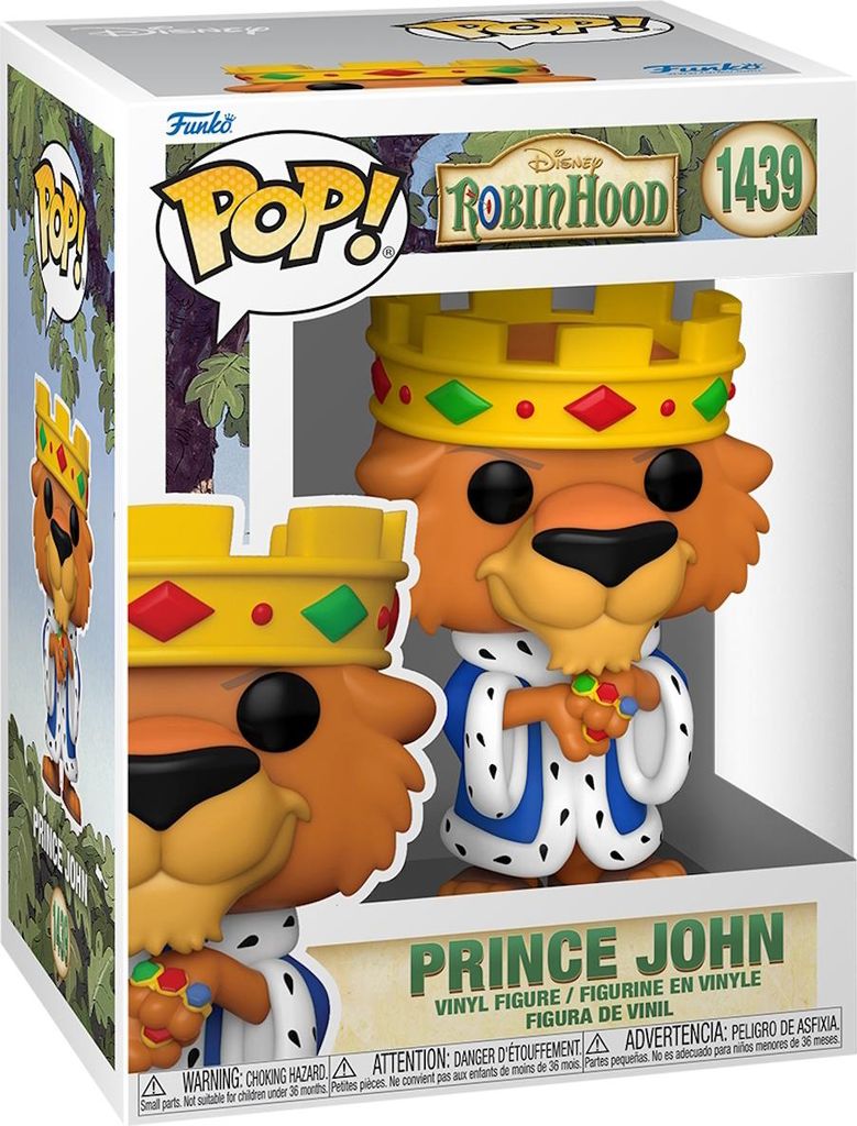 Robin Hood - Prince John 1439  - Funko Pop! Vinyl Figur Produktbild 