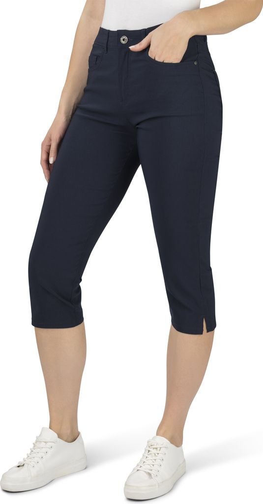 Stooker Women TAHITI TWILL Damen 7/8-Hose Capri Slim Fit 48 blue night