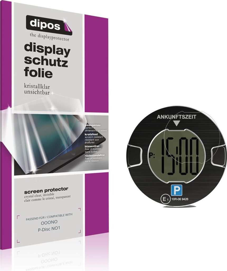 4x Schutzfolie für OOONO P-Disc NO1 klar Displayschutzfolie Folie Display Schutz dipos