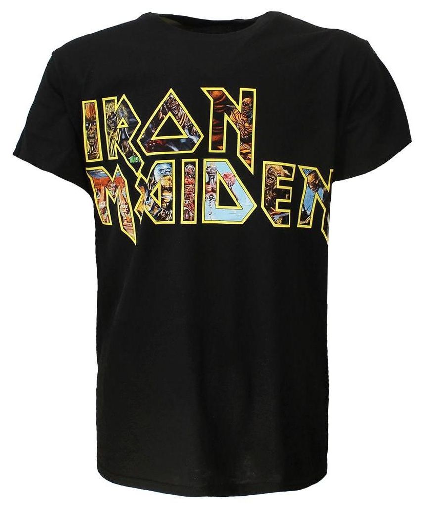 Iron Maiden Eddie Logo T-Shirt – Offizielles Merchandise - M