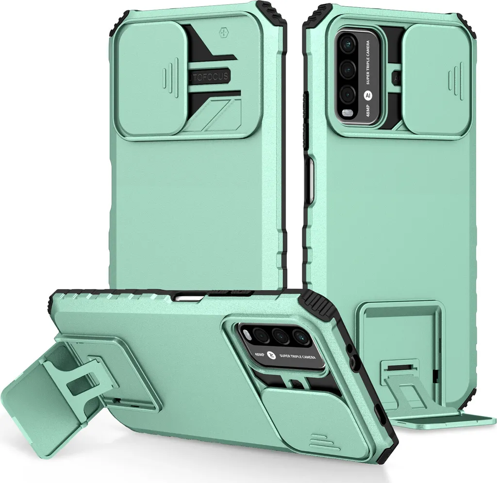 Custodia Militare Xiaomi Poco M3 Redmi 9T - Antiurto con Supporto