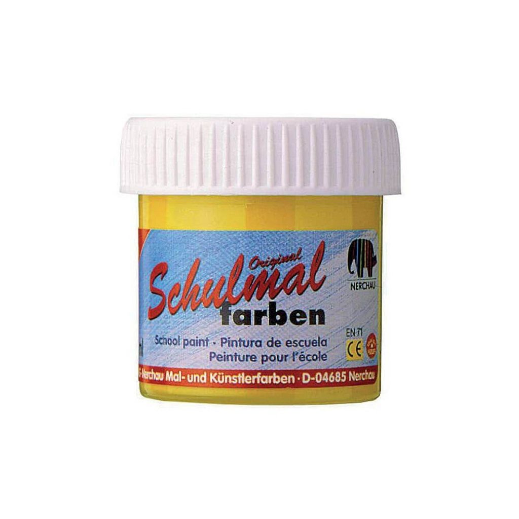 nerchau LACUFA Schulmalfarben gelb 10x 18,0 ml