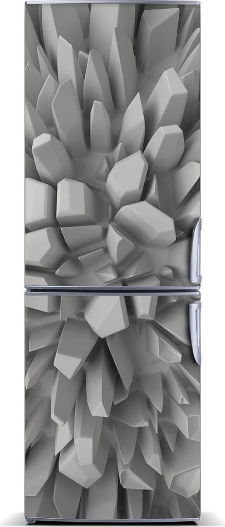 Tulup Kühlschrankdekoration - Magnetmatte - 70 cm x 190 cm - Magnet auf dem Kühlschrank - 3D-Abstraktion