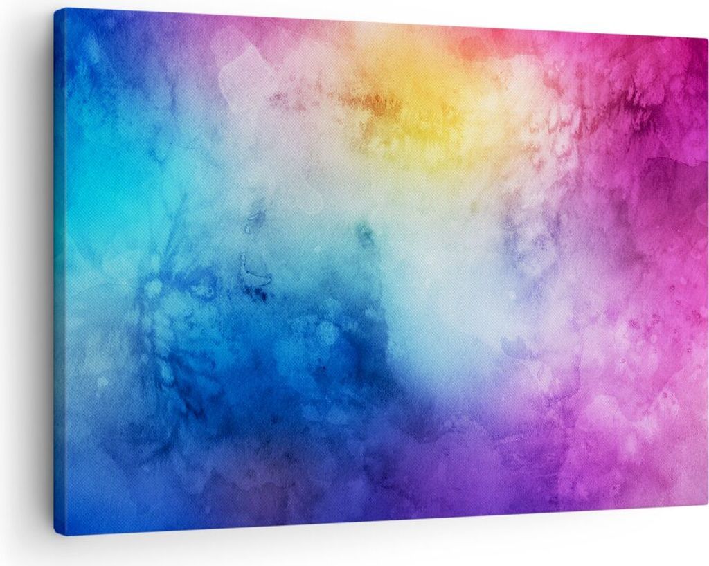 Bild auf Leinwand - Leinwandbild - Abstraktion modern - 70x50cm - Wand Bild - Wanddeko - Wandbilder - Leinwanddruck - Bilder - Kunstdruck - Wanddek...