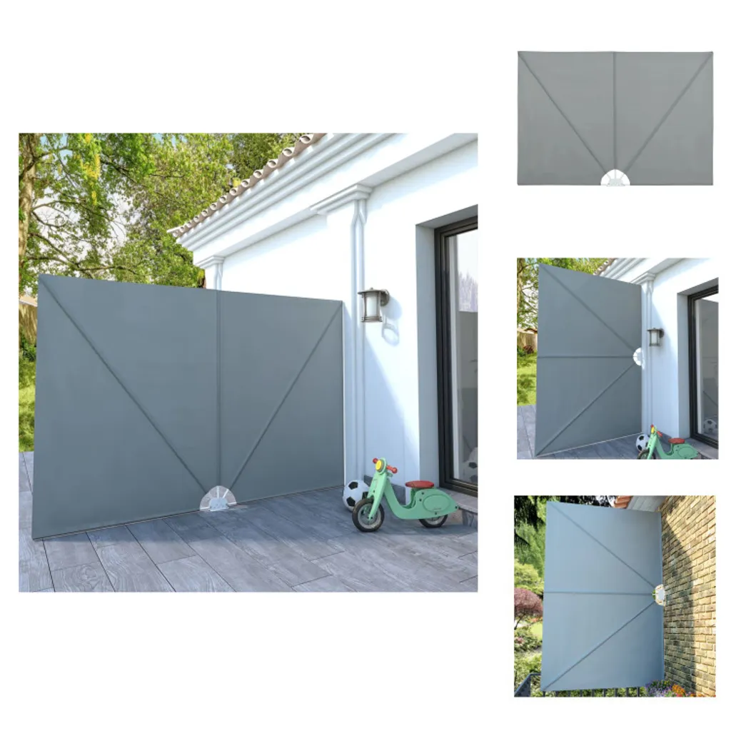 Tenda Laterale Pieghevole vidaXL 300x200 Grigio | Crea il tuo Angolo