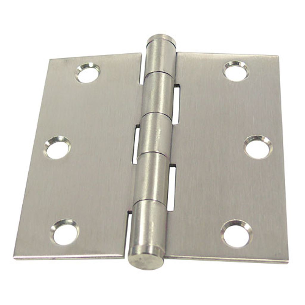 Scharnier, schwere Ausführung, 100x75mm, Edelstahl A2