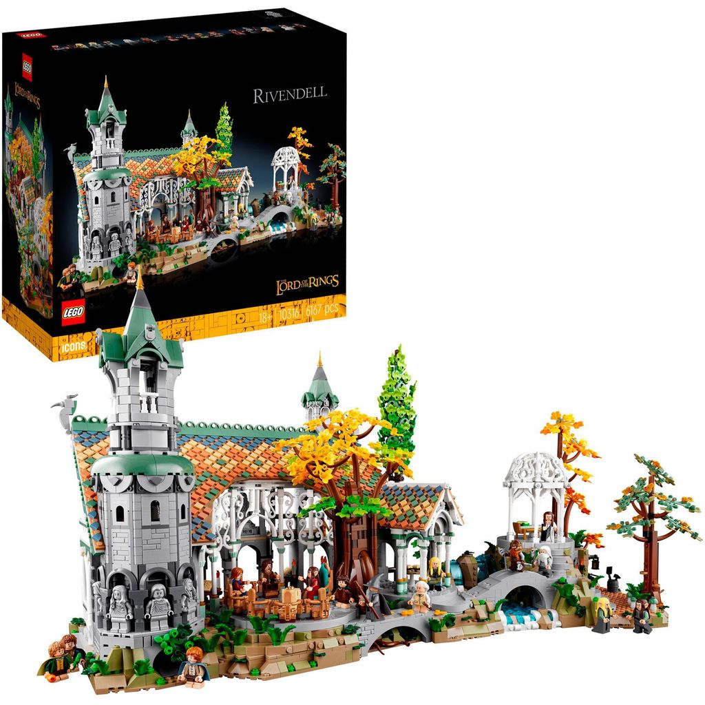 Lego Icons 10316 Le Seigneur Des Anneaux : Rivendell Image du produit 