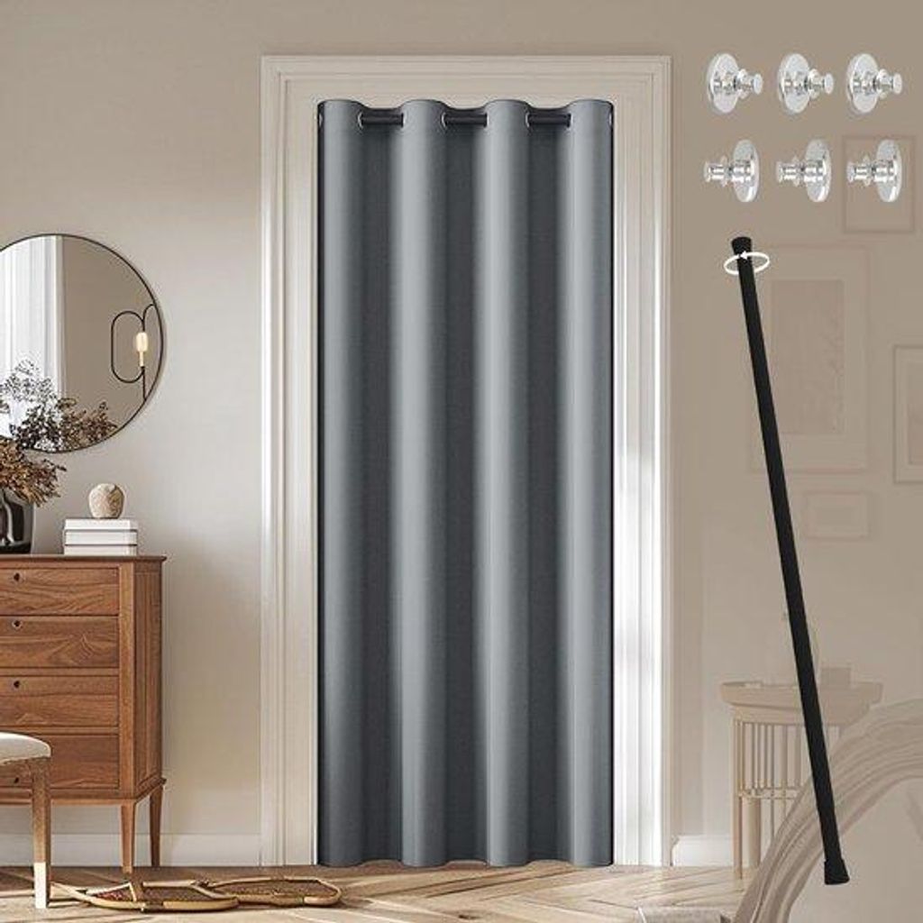 Schwarze Verdunkelungsvorhänge 70-125cm