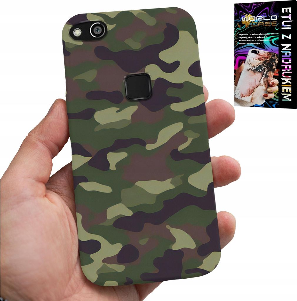 Etui Für Huawei P10 Lite - Moro, Militärische Farben Militaryfan Etui