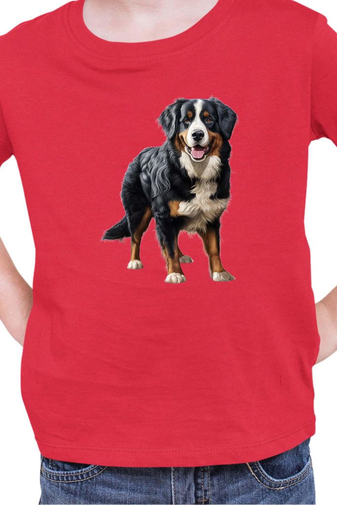 Kinder T-Shirt Dogs Breeds Weimaraner Dog Breed 007, 5-6 Jahr - 116 / Rot