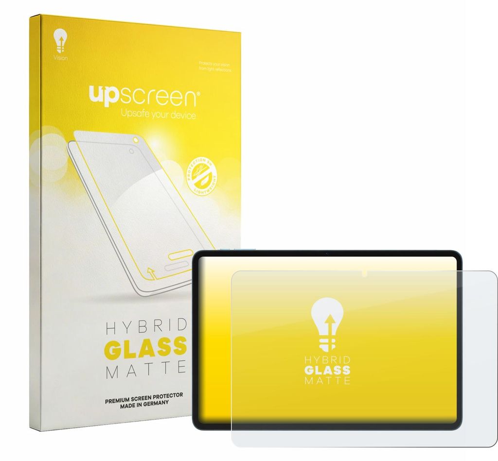 upscreen Entspiegelungs Schutzglas für Doogee Tab G6 Pro Schutzfolie Panzer Folie Glas Display Schutz matt