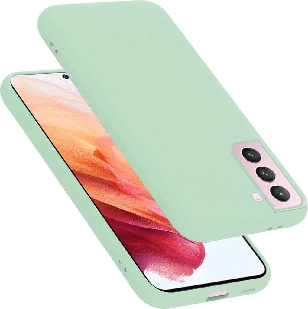 Cadorabo Schutzhülle für Samsung Galaxy S21 5G Hülle in Grün Handyhülle Case Cover TPU Etui
