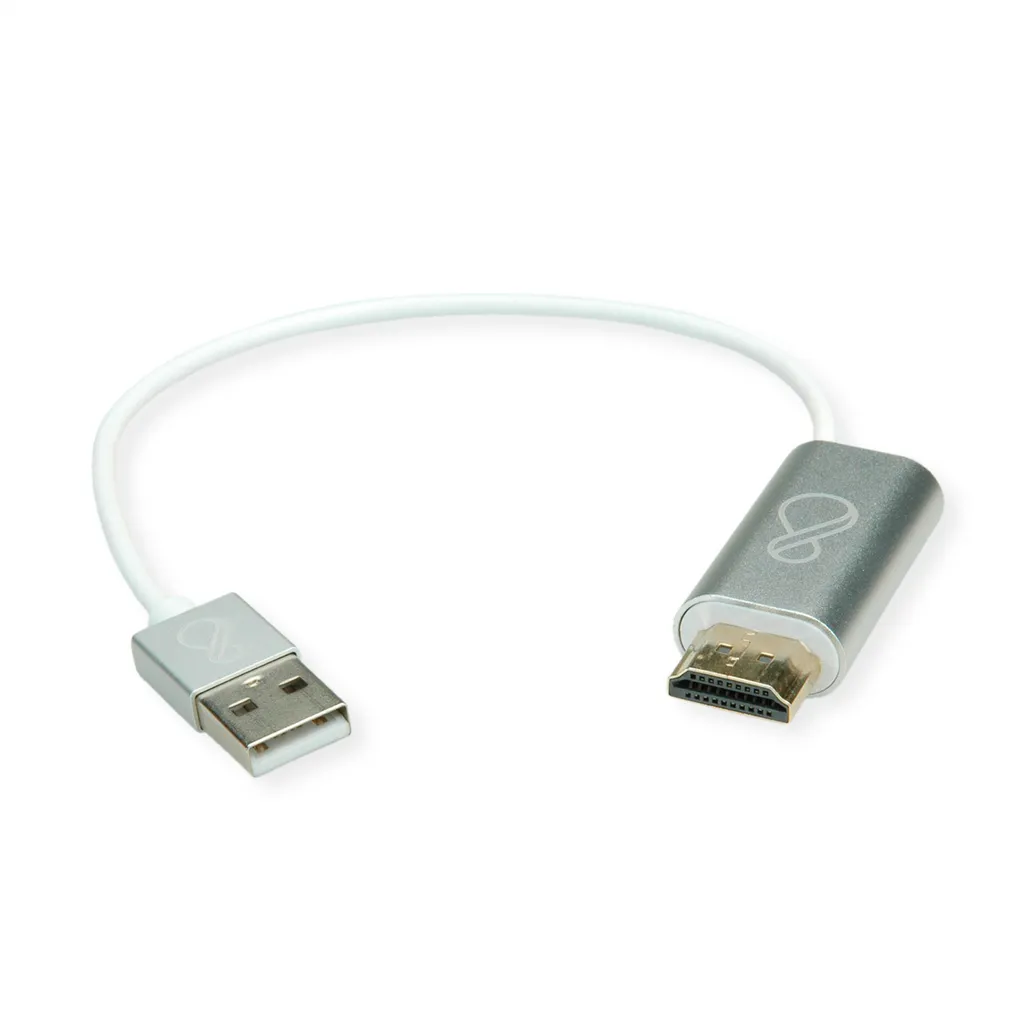 BACHMANN Ochno Adaptateur HDMI vers USB-C et USB-A - Hub de Connexion