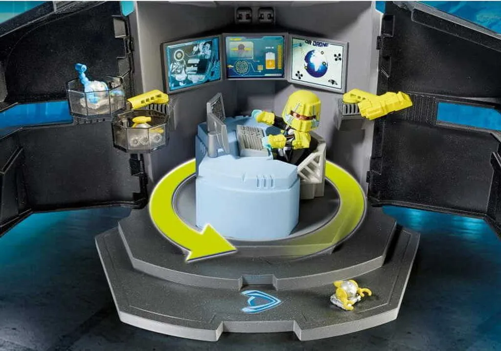 PLAYMOBIL Top Agents 9250 Centre de Commandement du Dr. Drone Labo - 6