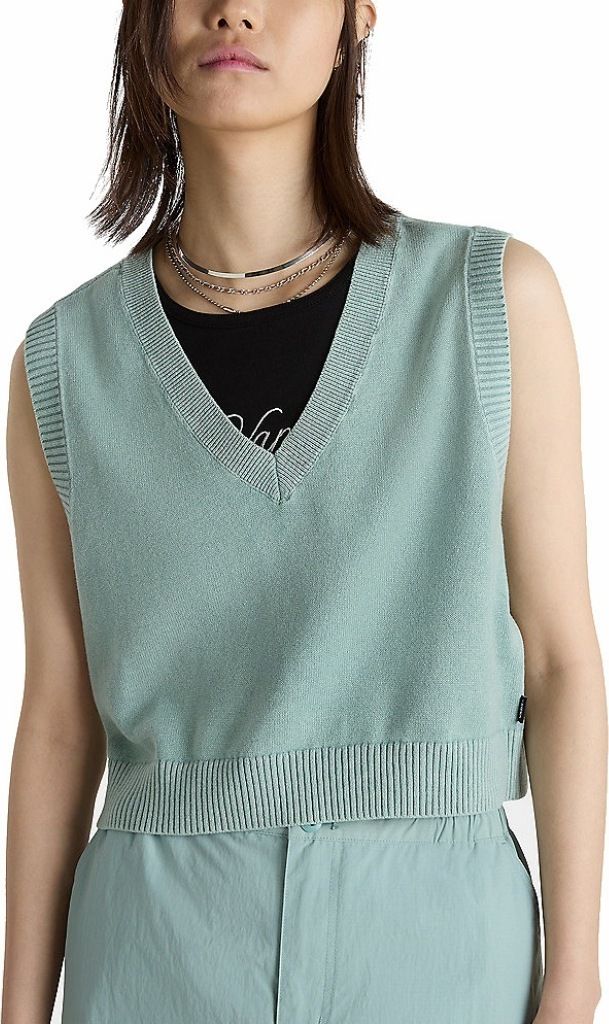 Vans Syd Sweater Vest Gray Mist M