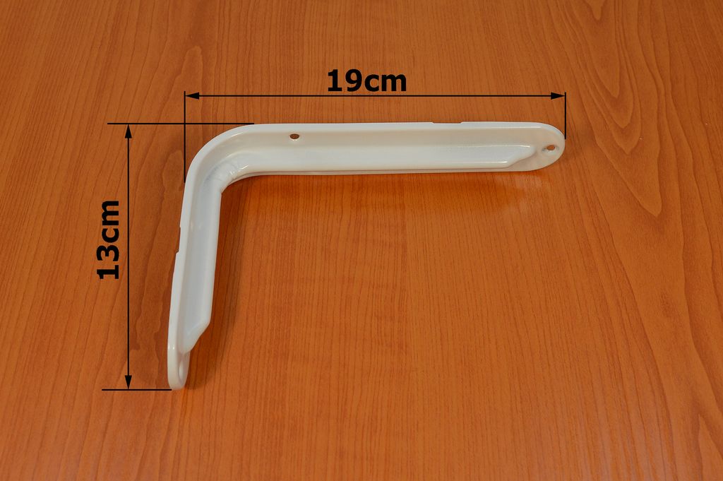 24 Stück Regalträger Wandkonsole Regalbodenträger Regalwinkel Regalhalter, 19x11cm