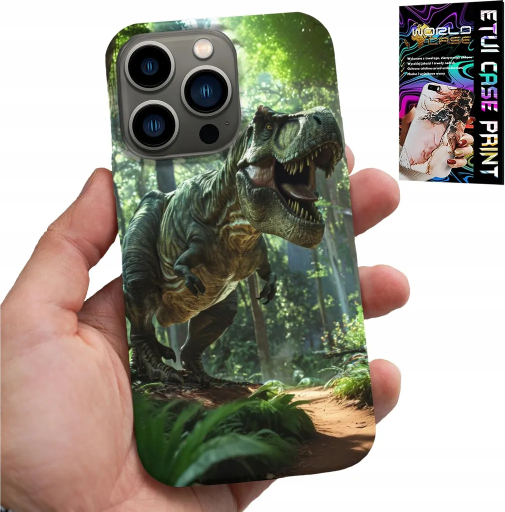 Cover iPhone 14 Pro Max Tirannosauro - Protezione Tosta + Vetro Gratis