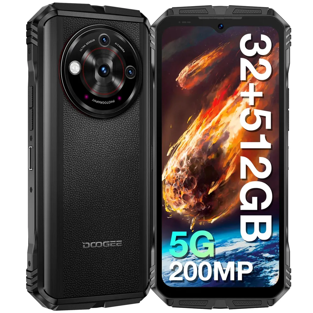 Smartphone Incassable DOOGEE V30 Pro 5G 512Go avec Appareil Photo 200MP