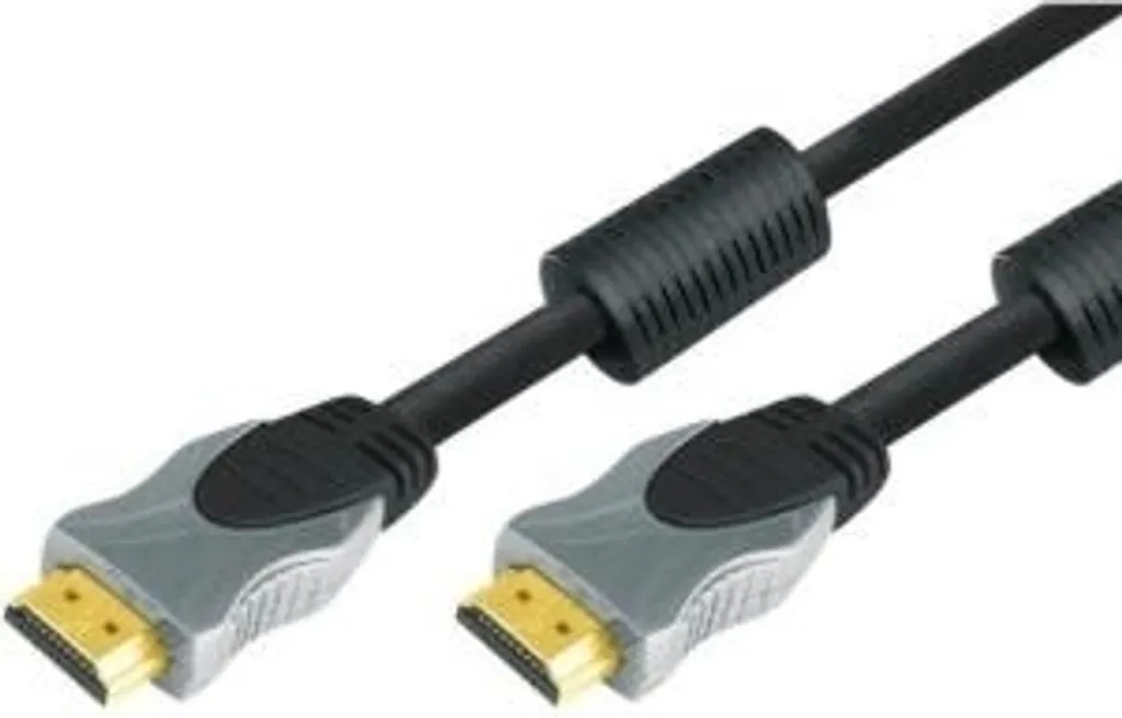 Câble HDMI Anti-Interférence Signal Stable Plaqué Or Résolution 4K UHD