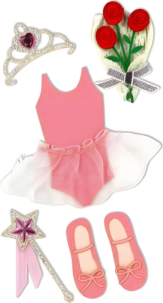 Autocollants Ballett pour Scrapbooking, Planche de Stickers Heyda Mix