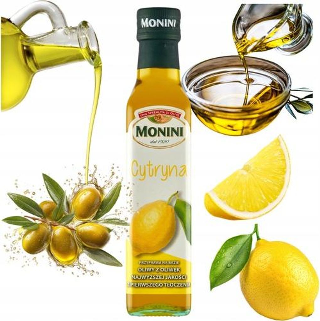 Monini Przyprawa na bazie oliwy z oliwek EV - cytryna 250 Zdjęcie produktu 