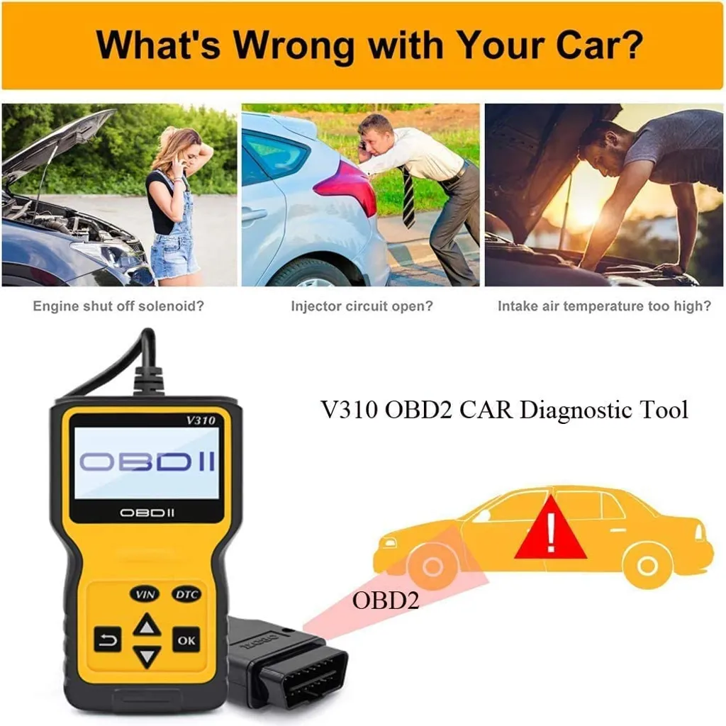 Scanner OBD2 Lecteur de Code Défaut Moteur pour Voiture Protocole CAN
