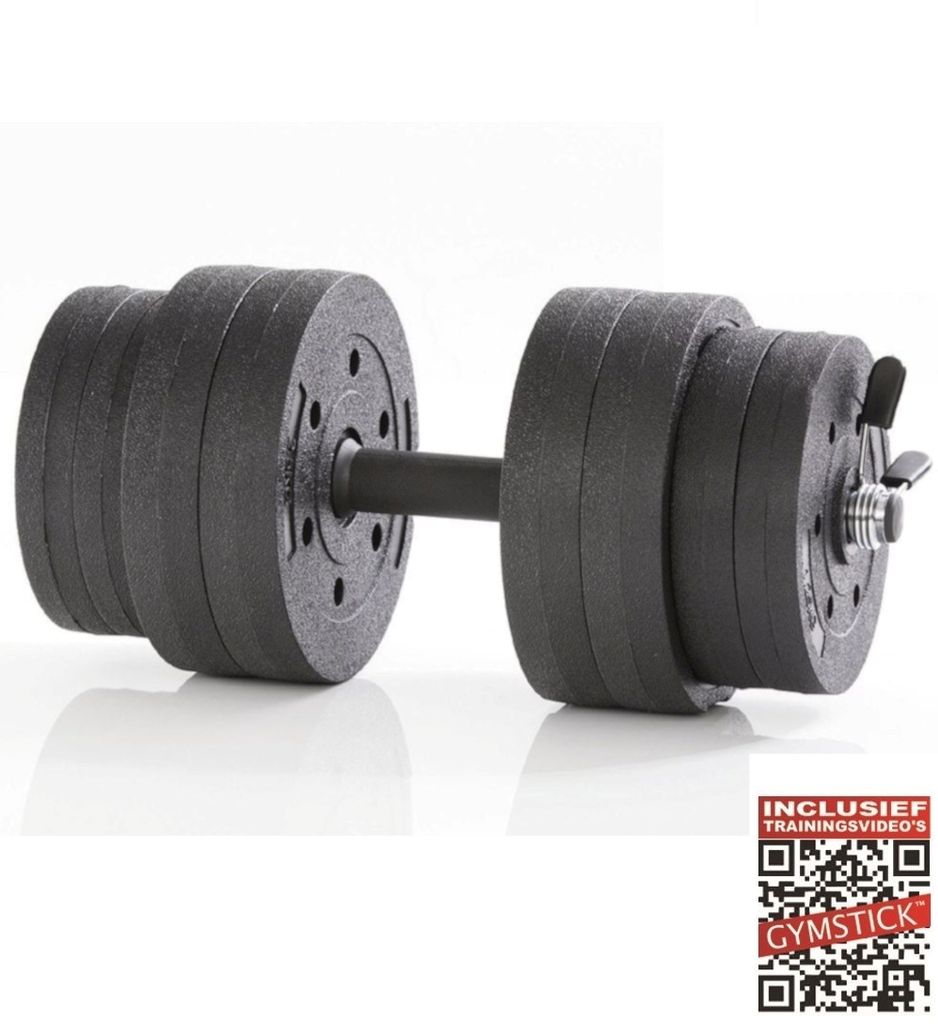 Active Verstellbares Hantelset Vinyl 15 kg