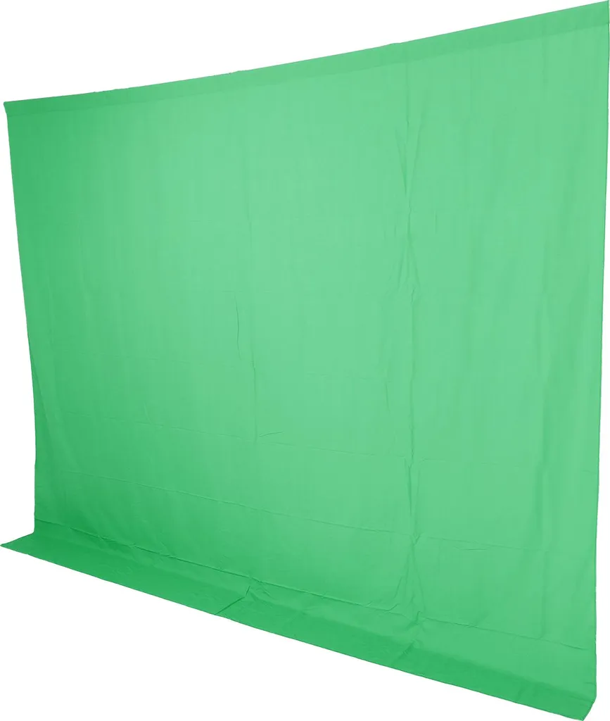 Toile de fond écran vert pour studio photo virtuel et réunion vidéo