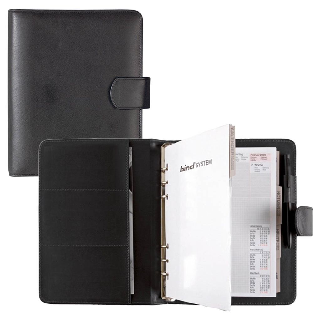 Bindmap 15501-1, model A5, zonder kalender, zwart (T) Productafbeelding 