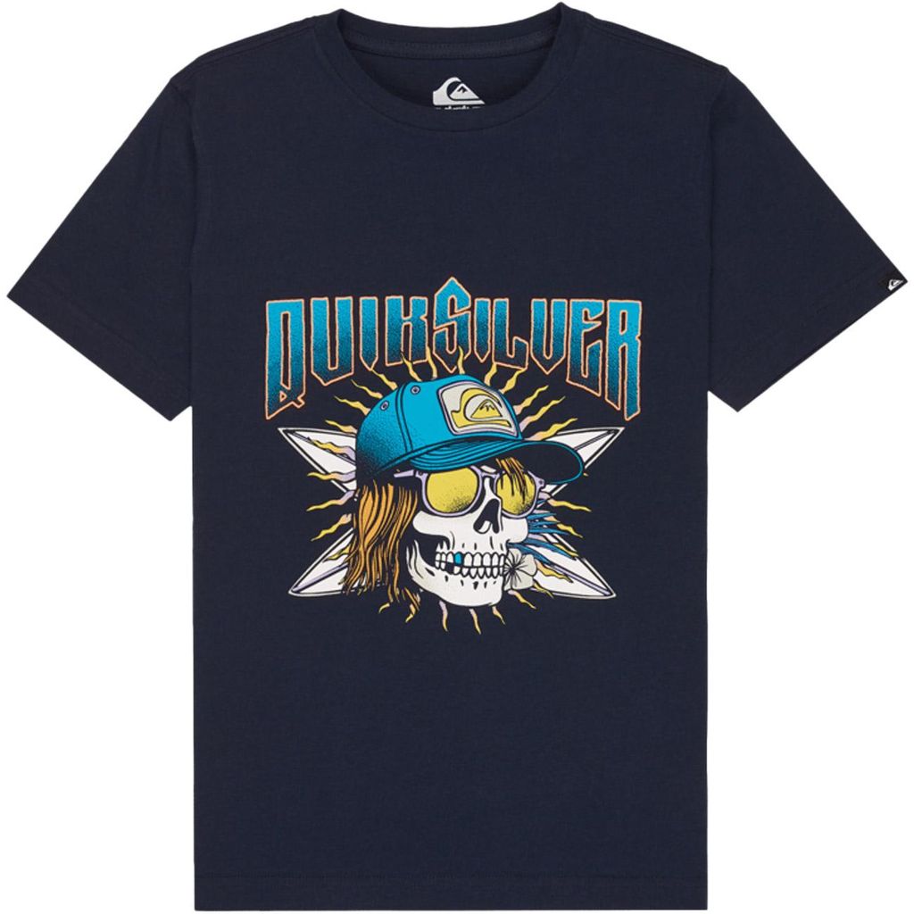 Quiksilver Kinder T-Shirt K' Sound On, Größe:M, Farben:dark navy