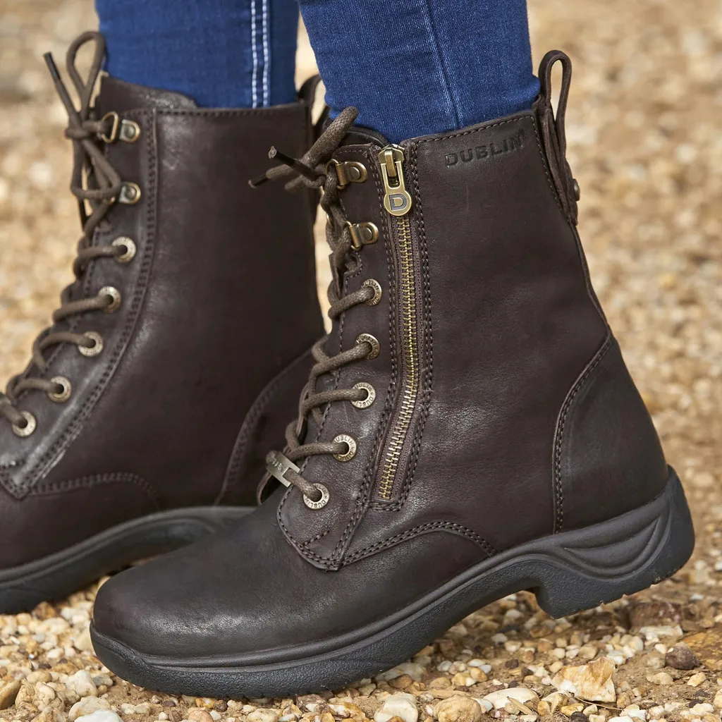 Bottes cuir marron Dublin Tilly WB1663 avec semelle confort 35,5 - 2
